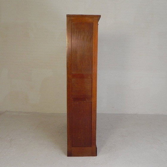 Image 1 of Eichenschrank mit Rollläden und 3 Rollläden, 180 cm hoch, 1950er Jahre