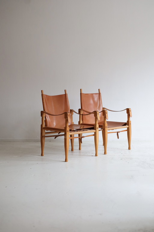 Satz von 2 Safari-Stühlen, Wilhelm Kienzle