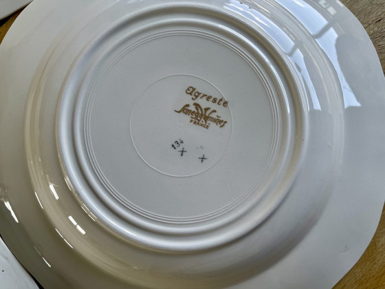 Image 1 of Set of 6 Sarreguemines plates