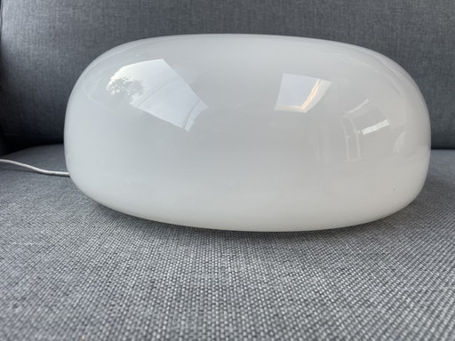 Gispen vintage opaline glas plafondlamp 