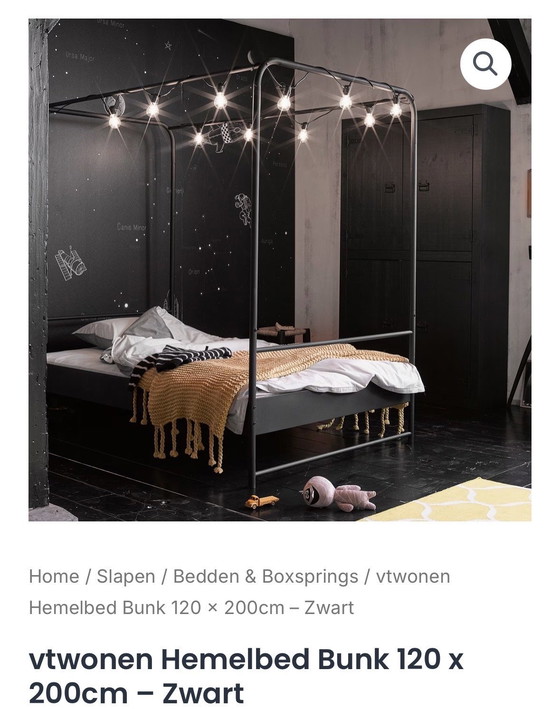 Image 1 of Vt wonen hemelbed 120x200 avec matelas 