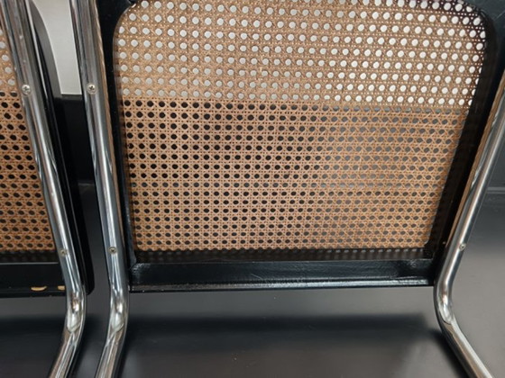 Image 1 of Set di quattro sedie B32 di Gavina della fine degli anni '60