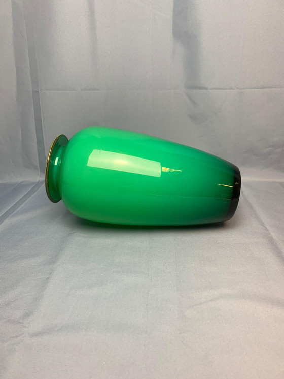 Image 1 of Mouth-blown glass vase Carlo Nason 1970 Italy