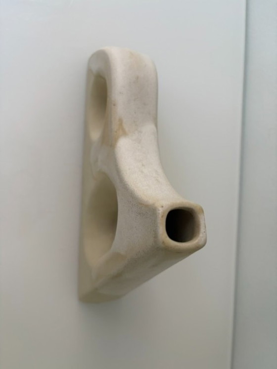 Organic ceramic design vase – ecru/cream (photo 4 of 13)