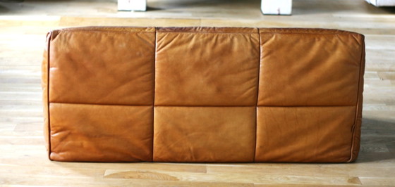 Canapé Ligne Roset, van Michel Ducaroy, model Anais, 1981 – 2 zitsbanken, Leer (photo 16 of 31)