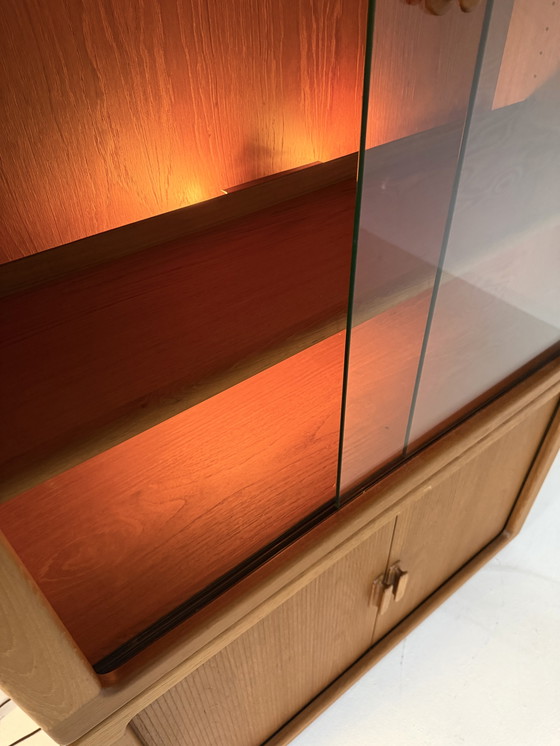 Image 1 of Vintage XL Danish display cabinet, Silkeborg Møbelfabrik '70