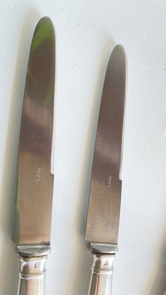 Image 1 of 6 Art Deco Dessert Knives