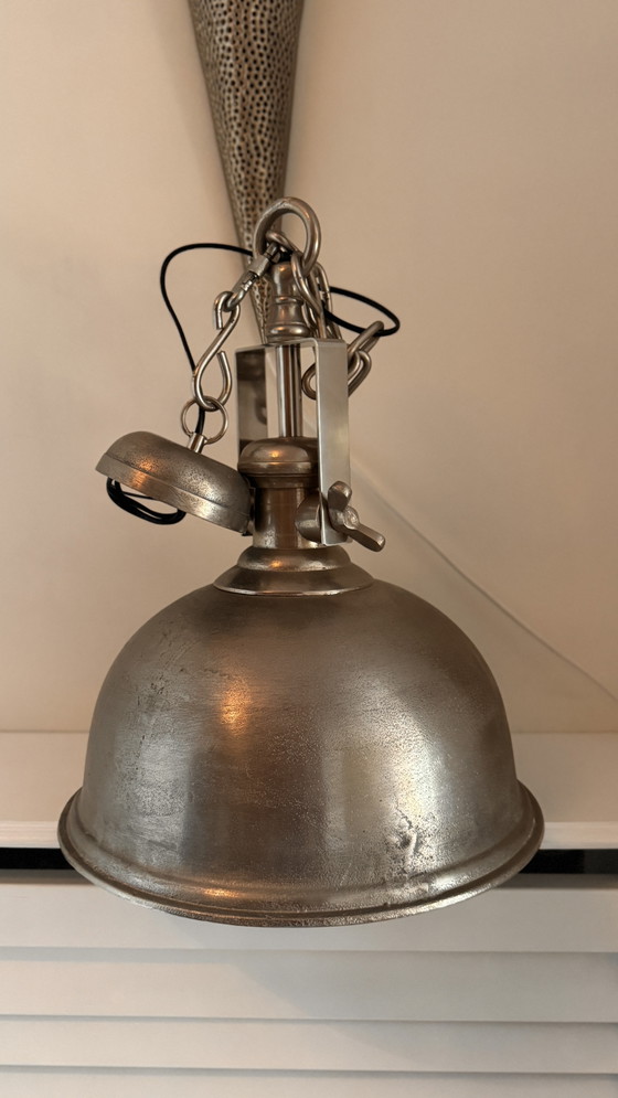 Lámpara Colgante Industrial Pesada Ø38cm – Lámparas colgantes, Metal, Aluminium (photo 5 of 6)