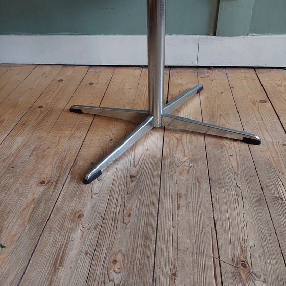 Image 1 of Vintage industrial TV table