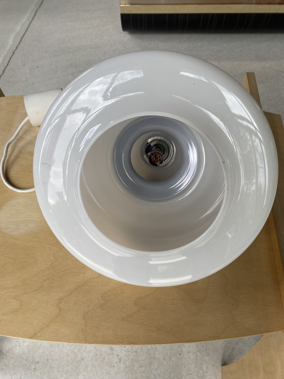 Image 1 of Mazzega DLG Ophanging Opaalglas en Onyx 1971