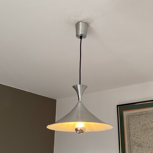 Lampada a sospensione Jean Gandelin. 1970. Era spaziale.