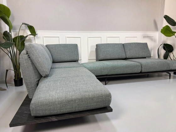 Image 1 of Rolf Benz Aura Sofa Blau Grau Stoff Couch