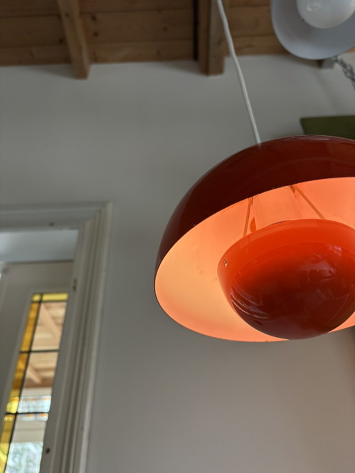 Louis Poulsen VP1 Rood Verner Panton – hanglampen, Metal (photo 2 of 8)