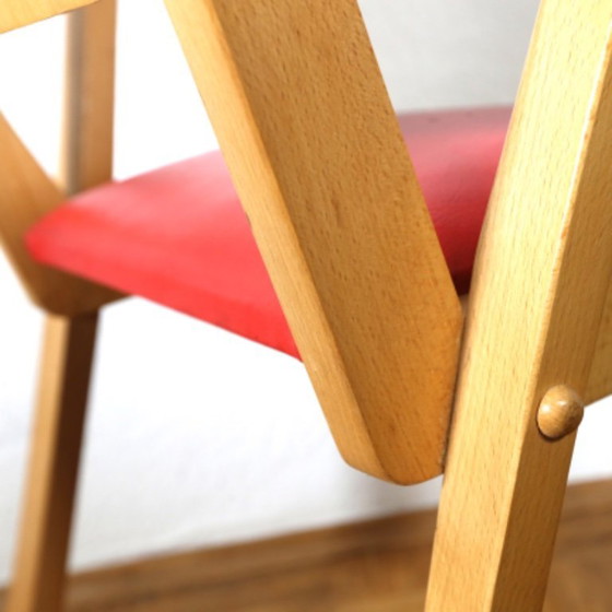 Image 1 of ❤️Seminarvoorzitter Hellerau Cultureel Meubel Selman Selmanagić GDR Midcentury Bauhaus