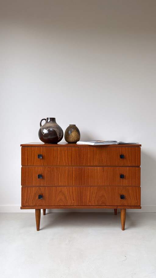 Vintage houten ladekast