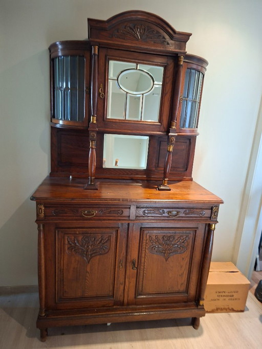 Bellissima credenza antica in legno – Un pezzo unico che non passa inosservato. – buffetkasten, Wood