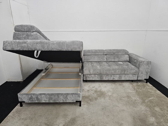 Image 1 of New - Corner/Sofa Bed + Storage Space