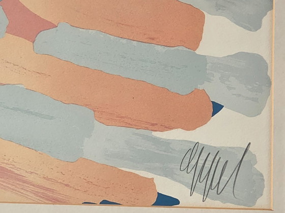 Image 1 of Karel Appel – Maskengesicht – 61/175 – Handsigniert