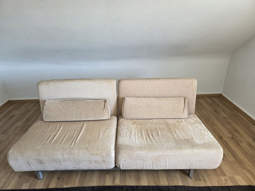 Brühl Moule Medium Canapé-lit Designer Beige - EXCELLENT État (Prix neuf > 4.500)