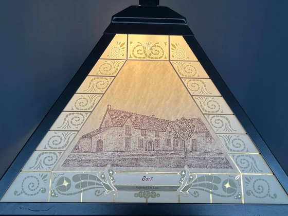 Table lamp. – Metal, Glass (photo 7 of 9)