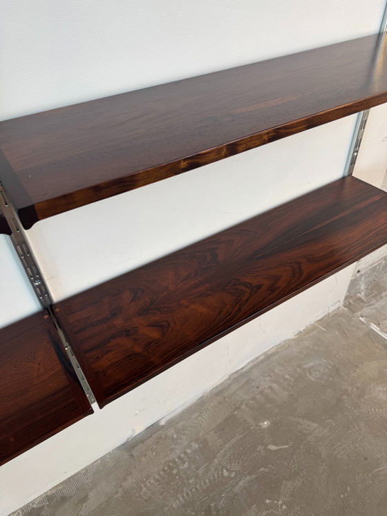 Image 1 of Kai Kristiansen palissander wandsysteem van Feldballes Møbelfabrik – Deense modulaire elegantie