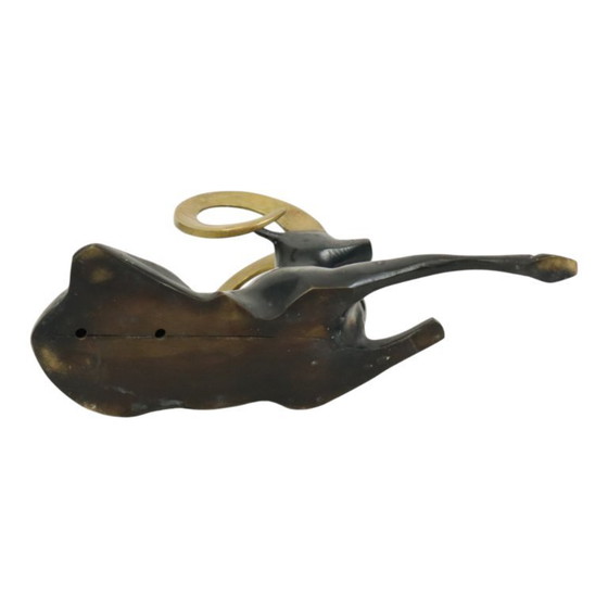 Image 1 of Statue de bélier en laiton de style Art déco