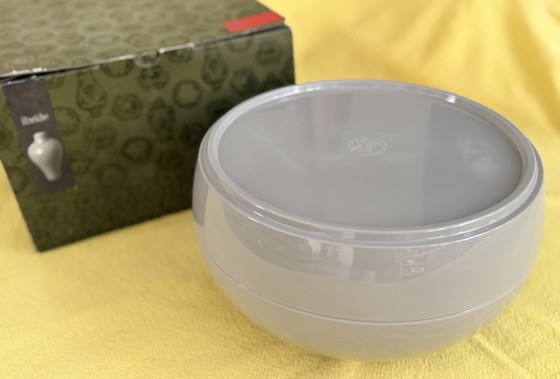 Ibride Ming stackable design vase (grey) + original box – Plastic (photo 12 of 13)