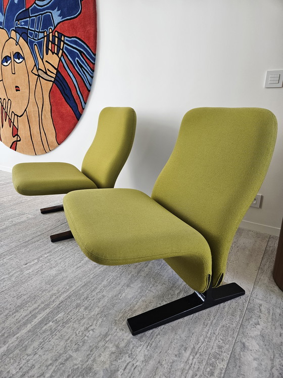Image 1 of 2x F780 lounge chairs by Pierre Paulin, Artifort