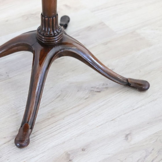 Tavolo a Piedistallo in Noce, Italia Inizio XX Secolo – Tavolini, Legno (photo 9 of 12)