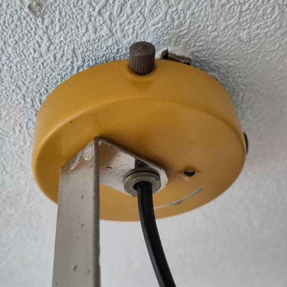Vintage mid century modern ceiling light – Plastic, Metal (photo 11 of 13)