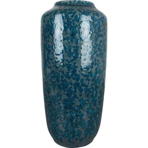 Grand vase vintage Pottery Super Fat Lava Multi-Color par Scheurich 1970