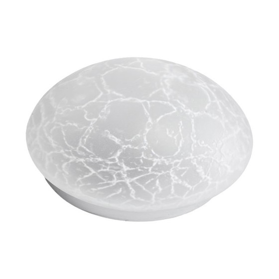 Image 1 of Modernist glass ceiling lamp VEB Narva Germany 1970s.