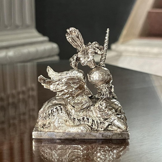 Sculptures Licorne Sphynx & Presse-papiers par Christian Lacroix pour Christofle, 1998 – Bronze, Metal (photo 3 of 10)