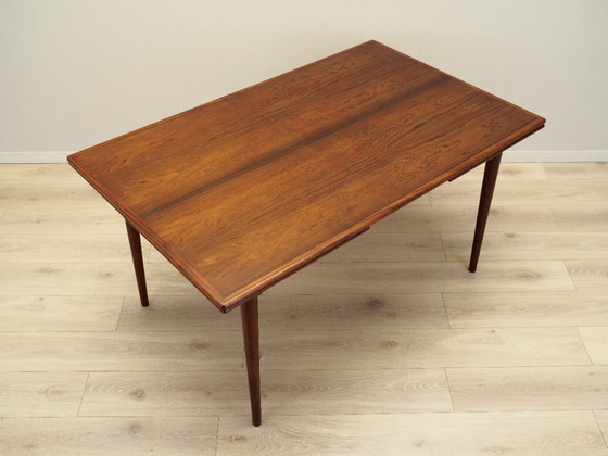 Image 1 of Mesa de palisandro, diseño danés, años 70, fabricante: Omann Jun, diseñador: Gunni Omann