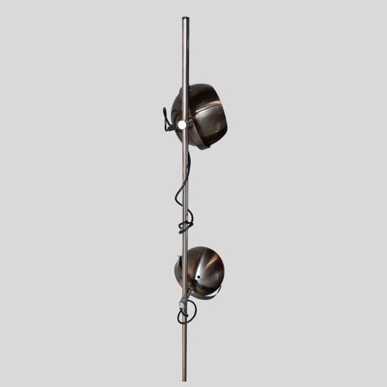 Image 1 of Vintage Space Age floor lamp with double adjustable spotlights
