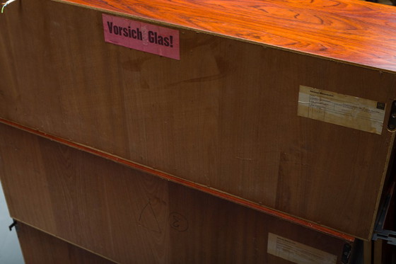 Image 1 of  Mensole da parete modulari in palissandro tedesco di IDEE Mobel, anni '60, set di 25 pezzi