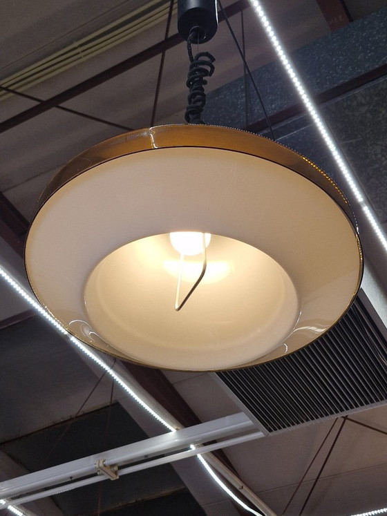 Image 1 of Vintage space age pendant lamp from the 1970s