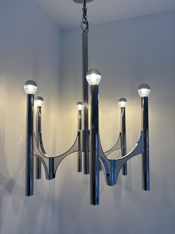 Image 1 of Sciolari Orbit chandelier (vintage)