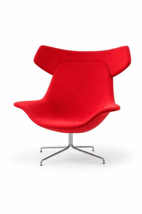Image 1 of Poltrona Offecct Oyster Easychair rossa di Michael Sodeau