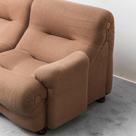 Image 1 of DIVANO COMPONIBILE 3 POSTI VINTAGE REZIA BY EMILIO GUARNACCI PER 1 POSTO MODERNO ANNI '70