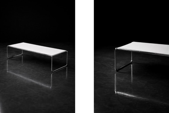 Image 1 of Vintage Mid-Century Italian Modern Laccio Kiga Low Coffee Table by Marcel Breuer for Gavina, 1960s