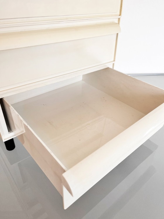 Image 1 of Cassettiera modulare vintage Kartell Simon Fussel Modulaire 4602 in ABS color crema.