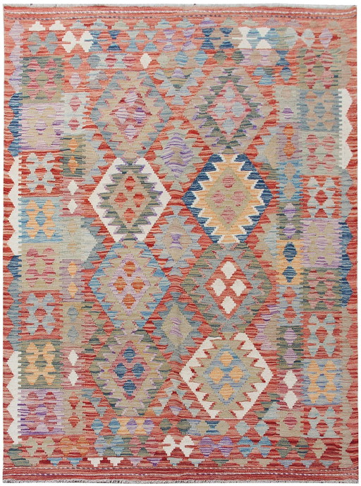 Hand-woven Afghan kilim - 202 X 150 Cm - New