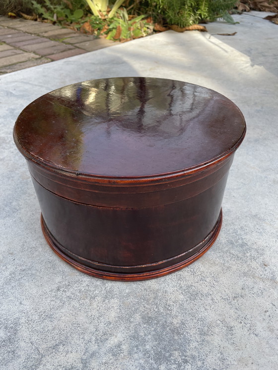 Image 1 of Juego de 3 sombrereras antiguas de laca japonesa