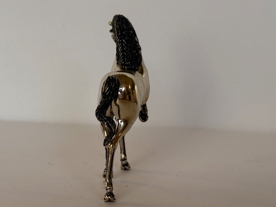 Image 1 of Cheval Saturno en argent massif