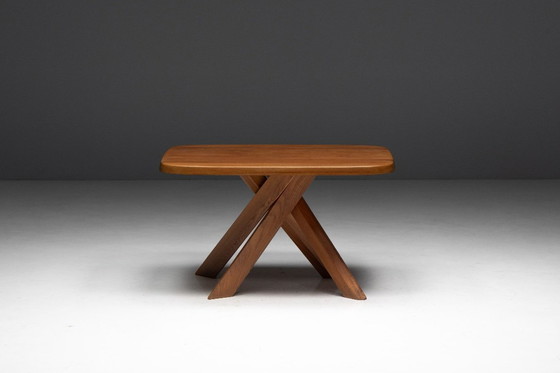 Image 1 of Tavolo da pranzo T35A di Pierre Chapo, Francia, anni '70