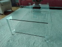 BOR-Design The Hague glazen salontafel 130 x 70 x 40 cm