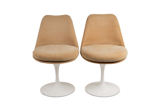 Image 1 of Eero Saarinen, per Knoll, Serie di 8 sedie "Tulip". Anni '70
