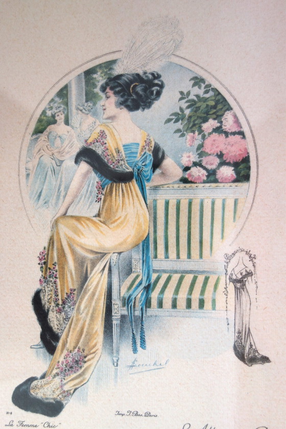 Image 1 of 3 stampe d'epoca dell'inizio del XX secolo