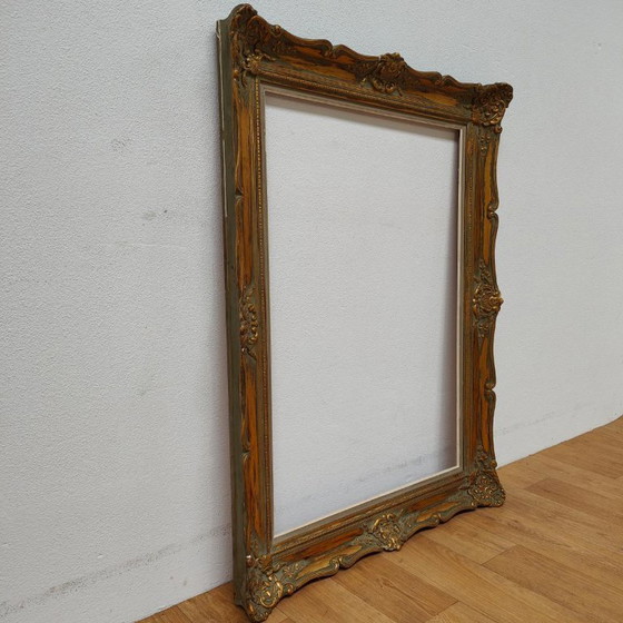 Grand Cadre Ancien Brocante Rococo Baroque pour Tableau – Wood, Vintage (photo 4 of 16)
